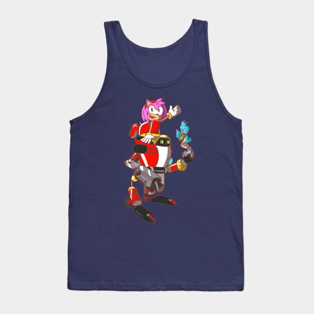 Sonic Adventure - Amy & Gamma Tank Top by JbombCreative